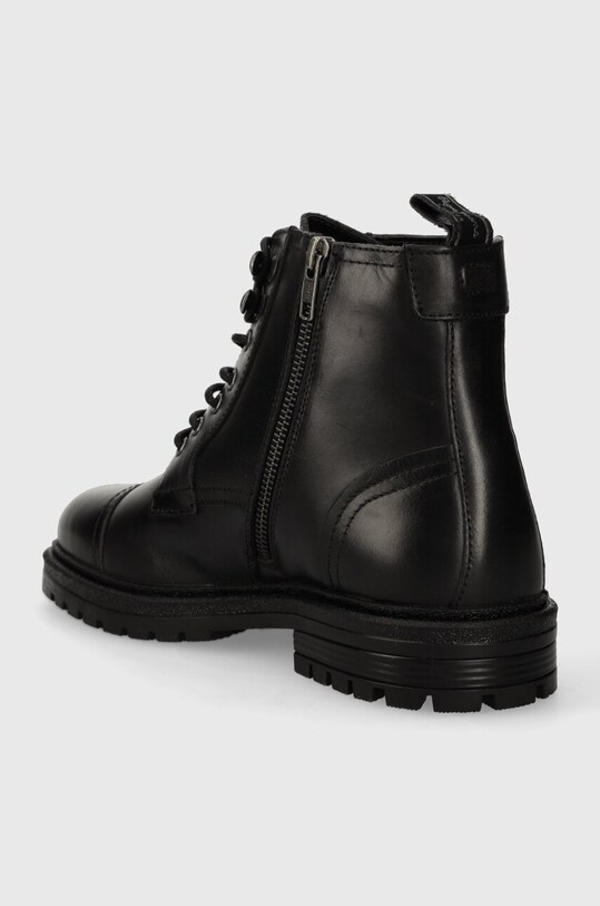 Scarpe Pepe Jeans scarpe in pelle LOGAN BOOT PMS50237 nero