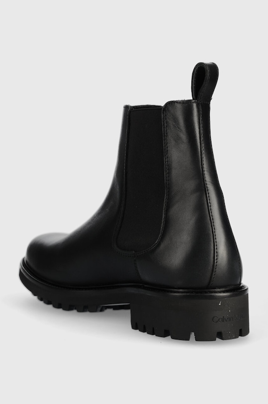 Boty Kožené boty Calvin Klein CHELSEA BOOT HM0HM01229 černá