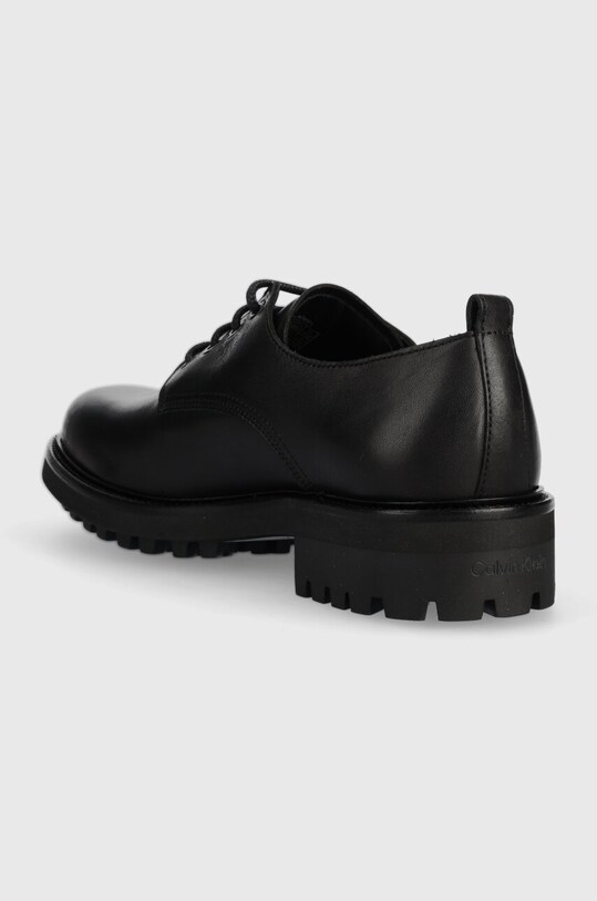 Obuwie Calvin Klein półbuty skórzane DERBY HM0HM01230 czarny