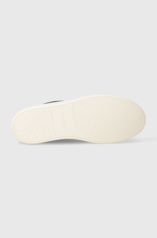 Calvin Klein sneakersy skórzane LOW TOP LACE UP BSKT HM0HM01254 czarny