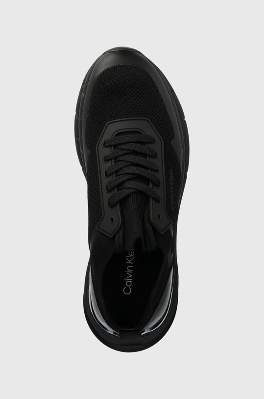 Calvin Klein sneakersy LOW TOP LACE UP KNIT czarny HM0HM01266