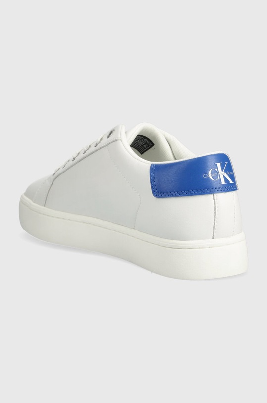 Obuwie Calvin Klein Jeans sneakersy skórzane CLASSIC CUPSOLE LACEUP LOW LTH YM0YM00491 biały