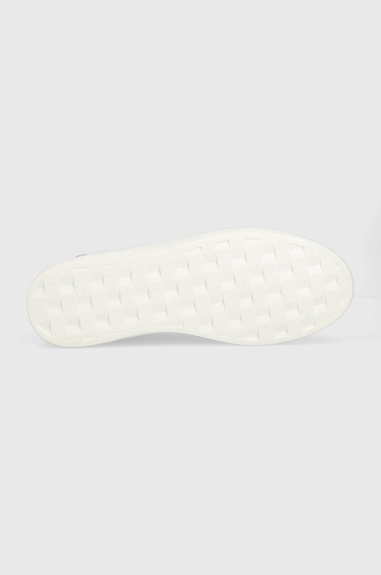 Calvin Klein Jeans sneakersy skórzane CLASSIC CUPSOLE LACEUP LOW LTH YM0YM00491 biały