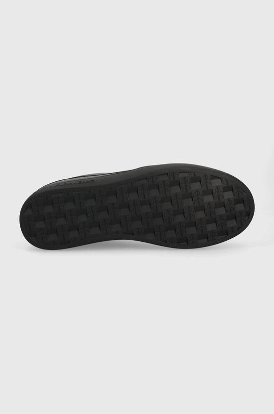Шкіряні кросівки Calvin Klein Jeans CLASSIC CUPSOLE LACEUP MIX LTH YM0YM00713 чорний