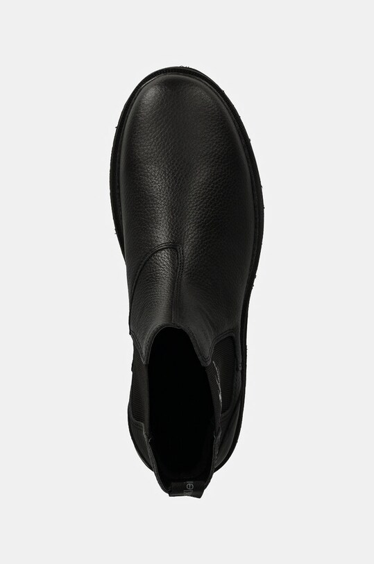 Kožené topánky chelsea Calvin Klein Jeans EVA MID CHELSEA BOOT LTH čierna YM0YM00750