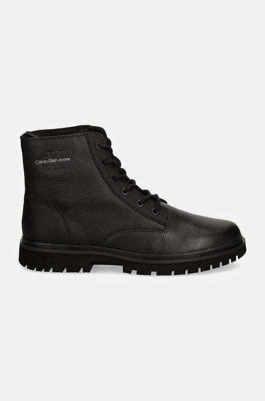 Calvin Klein Jeans buty wysokie EVA MID LACEUP BOOT LTH YM0YM00751 czarny AW24