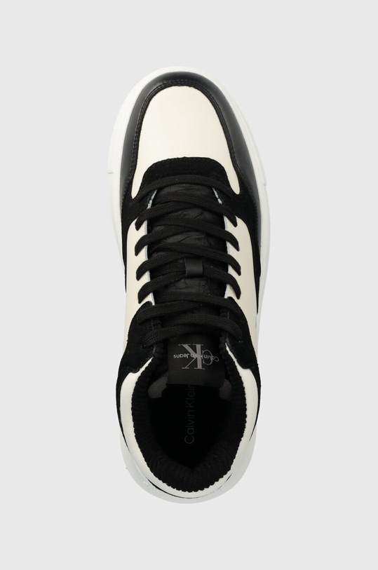 Calvin Klein Jeans sneakersy CHUNKY MID CUPSOLE COUI LTH MIX czarny YM0YM00779