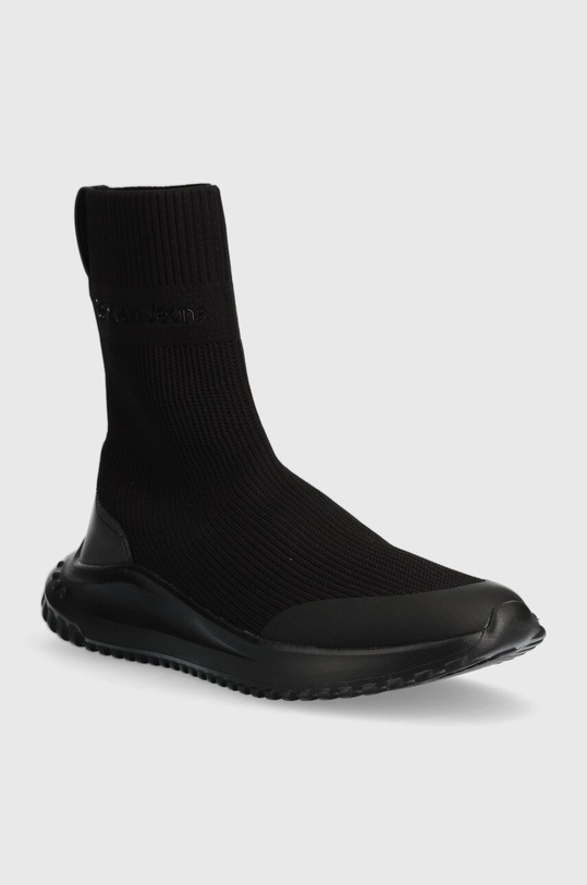 Calvin Klein Jeans sneakersy EVA RUNNER SOCK KNIT YM0YM00782 czarny AW23