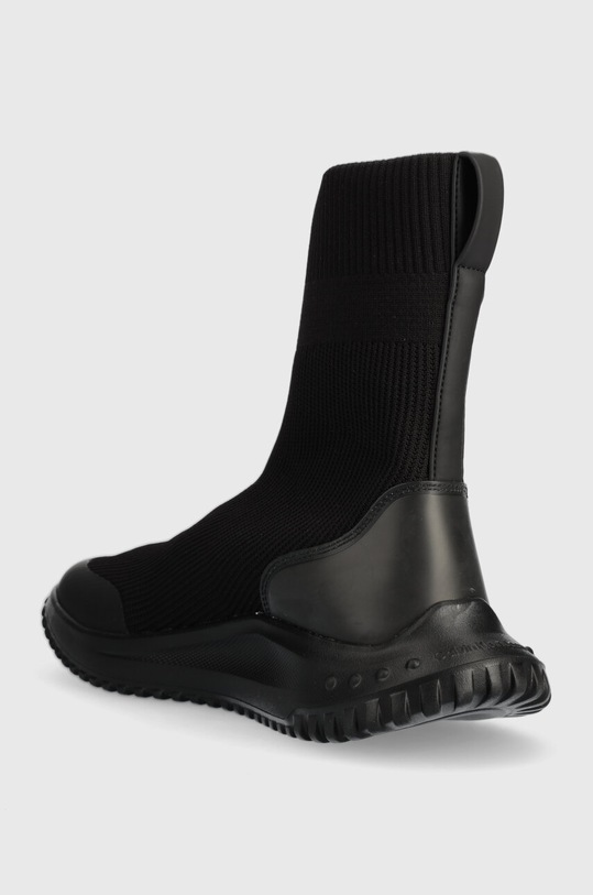 Obuwie Calvin Klein Jeans sneakersy EVA RUNNER SOCK KNIT YM0YM00782 czarny