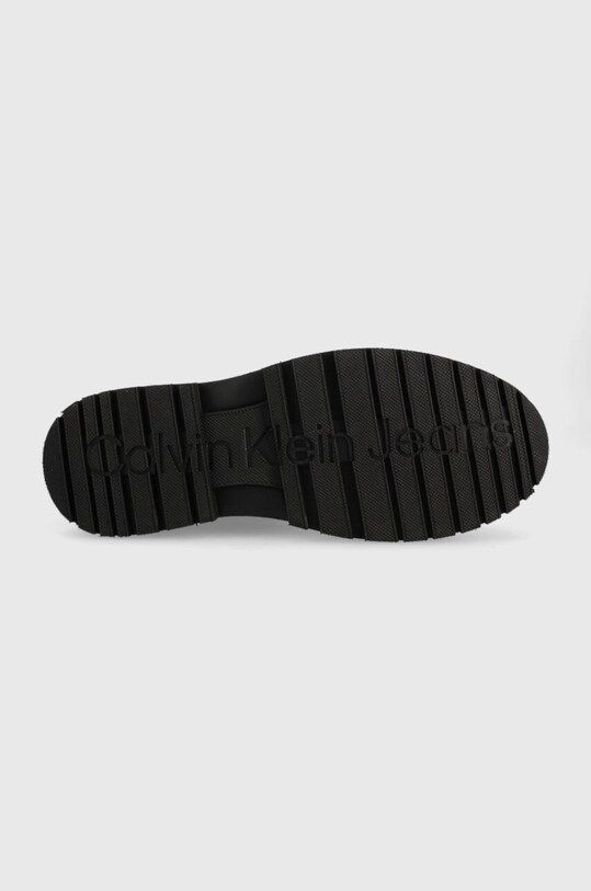Шкіряні черевики Calvin Klein Jeans EVA MID LACEUP BOOT SUEDE YM0YM00802 коричневий