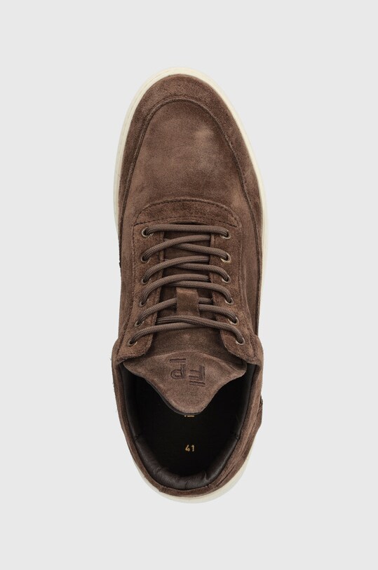 Замшевые кроссовки Filling Pieces Low Top Suede коричневый 10122791909