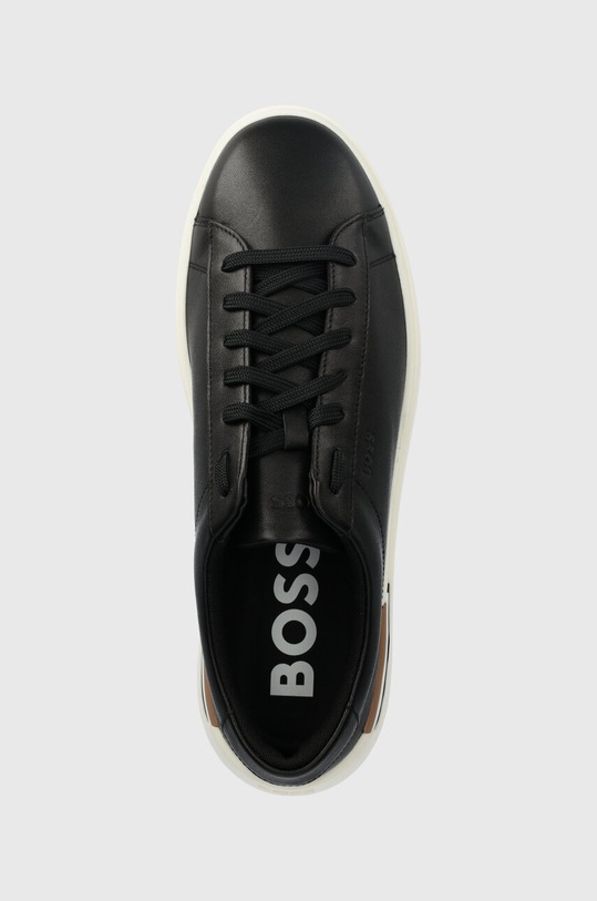 BOSS sneakersy skórzane Clint czarny 50502885.001