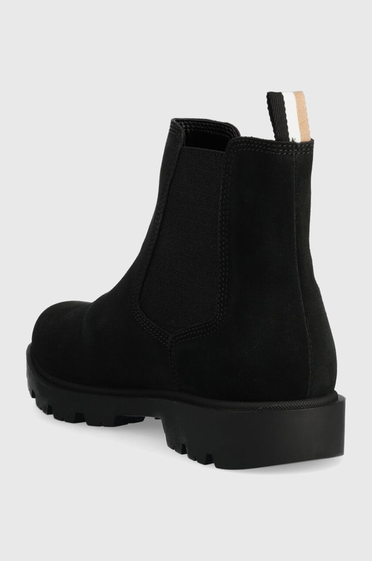 Cipők BOSS magasszárú cipő velúrból Adley 50503675.001 fekete