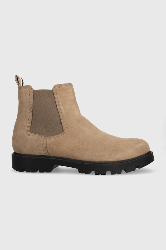 BOSS buty zamszowe Adley skóra zamszowa beżowy 50503675.260