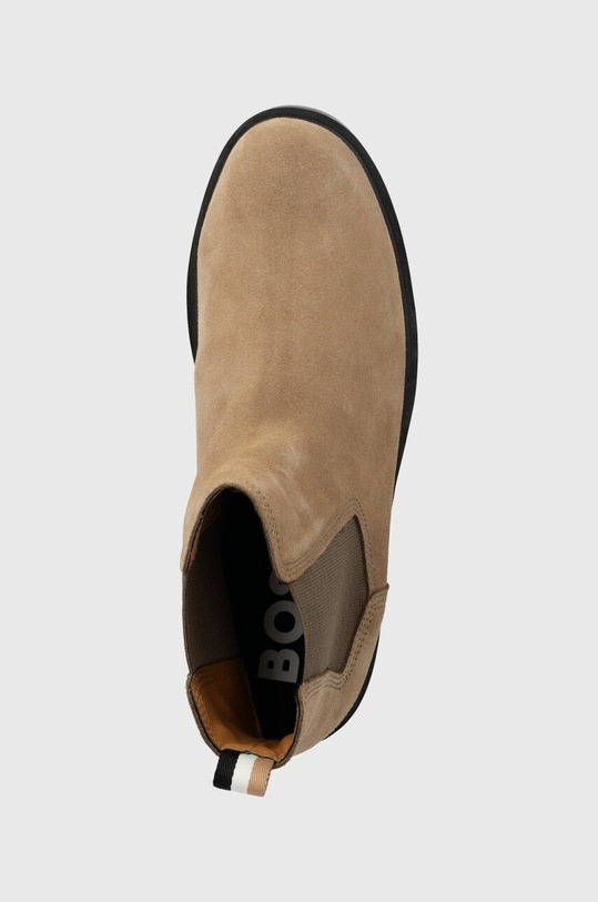 BOSS buty zamszowe Adley beżowy 50503675.260