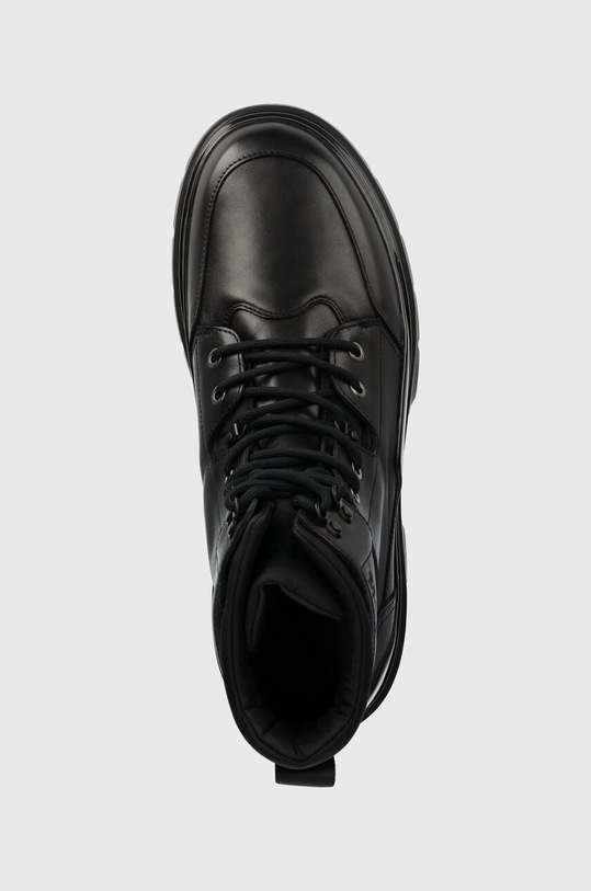 BOSS bocanci de piele Chanan negru 50503936.005