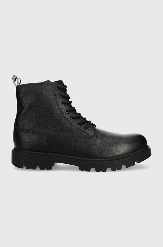Kožené boty BOSS Adley casual černá 50510992.001
