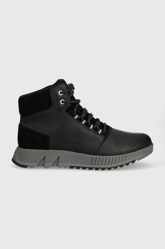 Кожени обувки Sorel MAC HILL LITE MID WP гладка кожа черен 2048841010