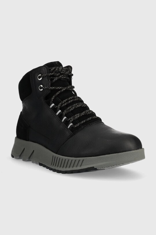 Кожени обувки Sorel MAC HILL LITE MID WP 2048841010 черен AW23