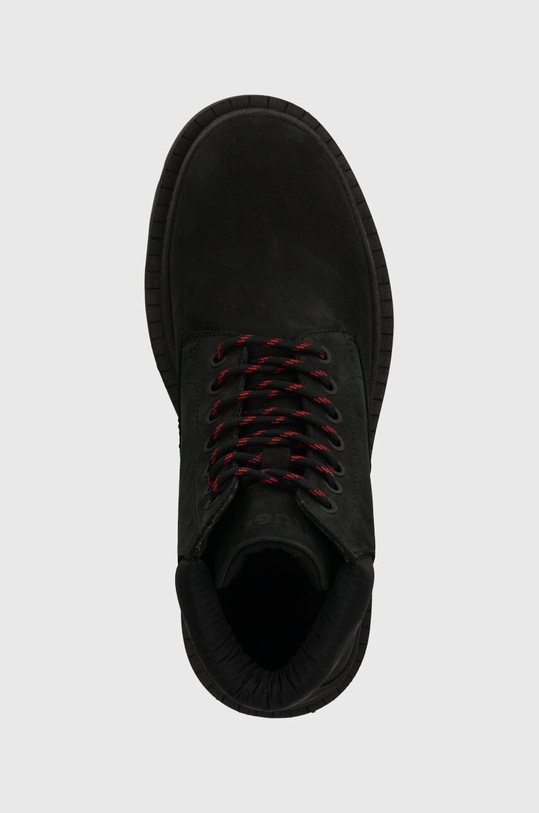 HUGO pantofi de piele intoarsa Graham negru 50503732.002