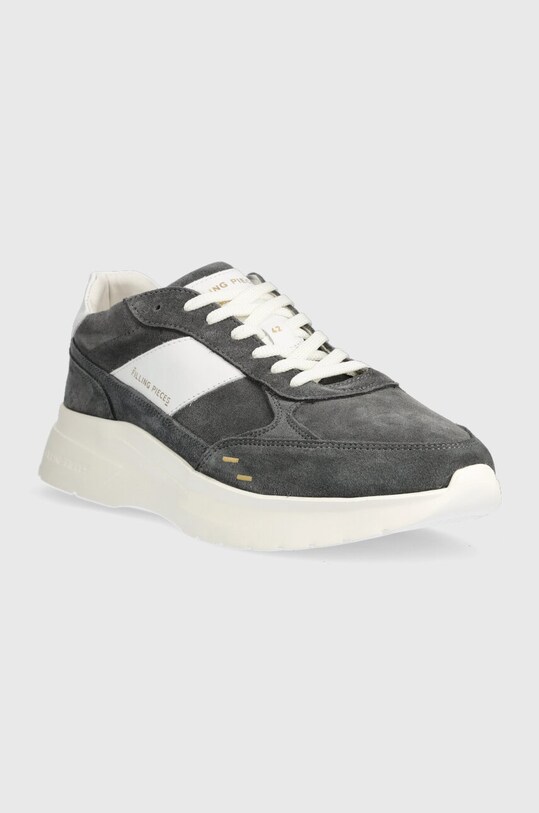 Filling Pieces sneakersy zamszowe Jet Runner 17127361287 szary AW23
