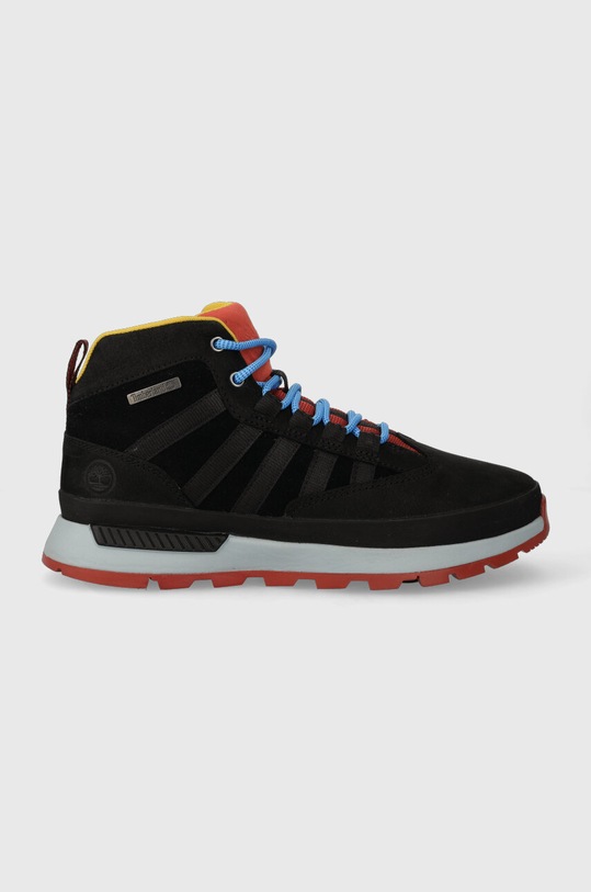 Timberland buty Euro Trekker Mid Leather skóra zamszowa czarny TB0A62EM0151
