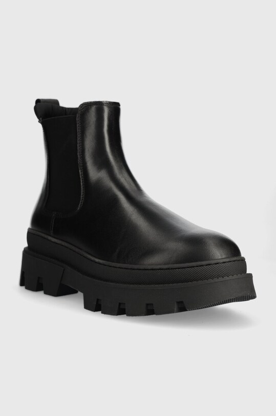 Marc O'Polo ghete chelsea de piele 30927435001100.990 negru AW23