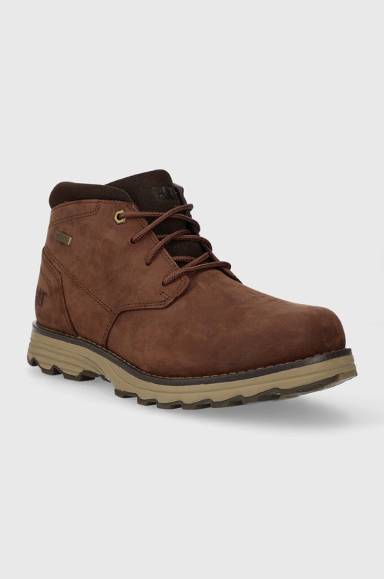 Caterpillar pantofi de piele intoarsa ELUDE WP P724340 maro AW23