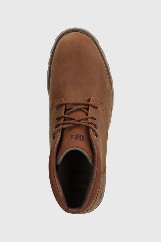 Kožené boty CAT Footwear ELUDE WP hnědá P724341