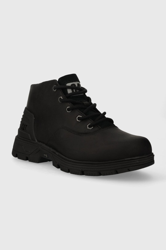 CAT Footwear pantofi de piele intoarsa LEVERAGE P725150 negru AW23