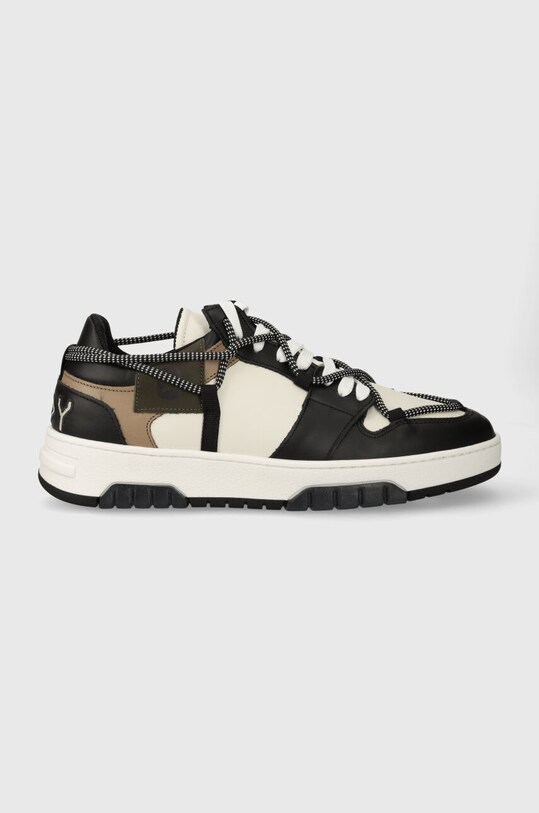 Off Play sneakers din piele SORRENTO mic de statură negru XM.SORRENTO1.5001