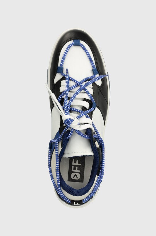 Usnjene superge Off Play SORRENTO BLACK WHITE BLUE modra XM.SORRENTO1.5054