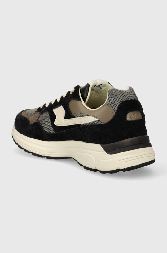 Obuwie Stepney Workers Club sneakersy Amiel S-Strike Suede Mix YP01015 czarny