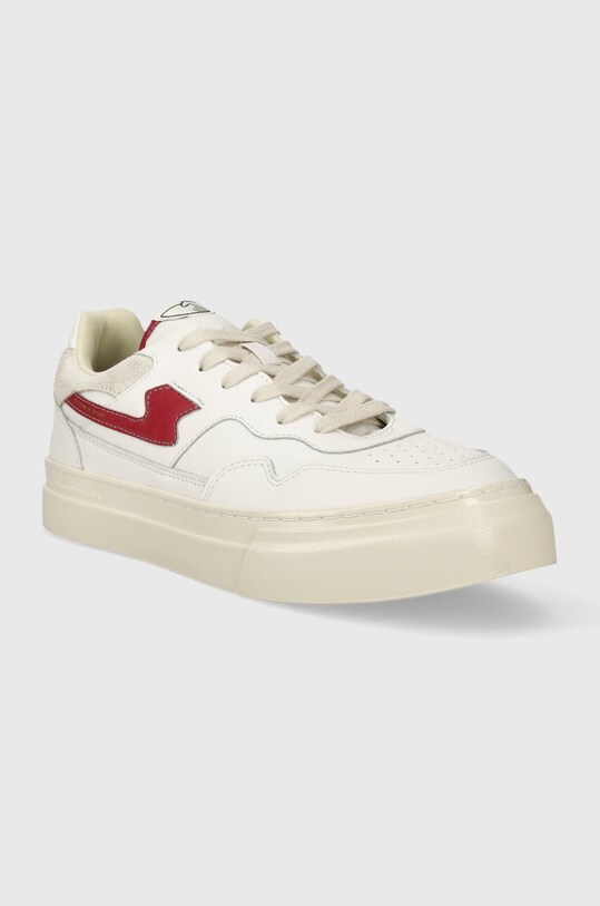 Stepney Workers Club sneakers din piele Pearl S-Strike Leather YA09530 alb AA00