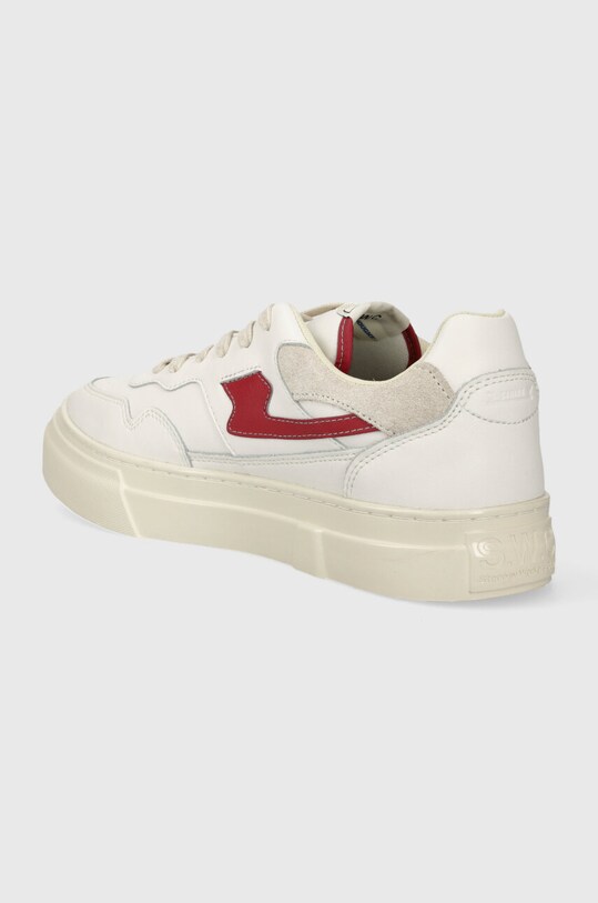 Încălțăminte Stepney Workers Club sneakers din piele Pearl S-Strike Leather YA09530 alb