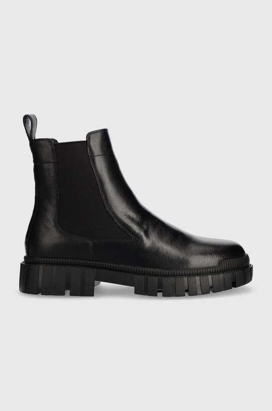 Kožené kotníkové boty Aldo WESTFIELD nezateplené černá 13662749.WESTFIELD