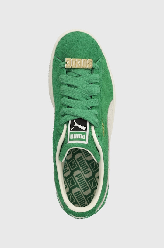 Замшеві кросівки Puma зелений 393167