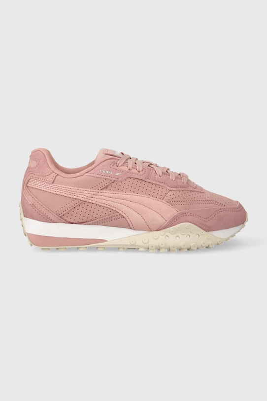 Puma sneakers in camoscio bassa rosa 393119