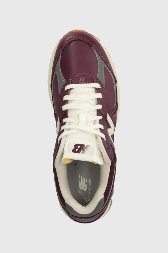 New Balance sneakers din piele 2002 burgundia M2002RVH