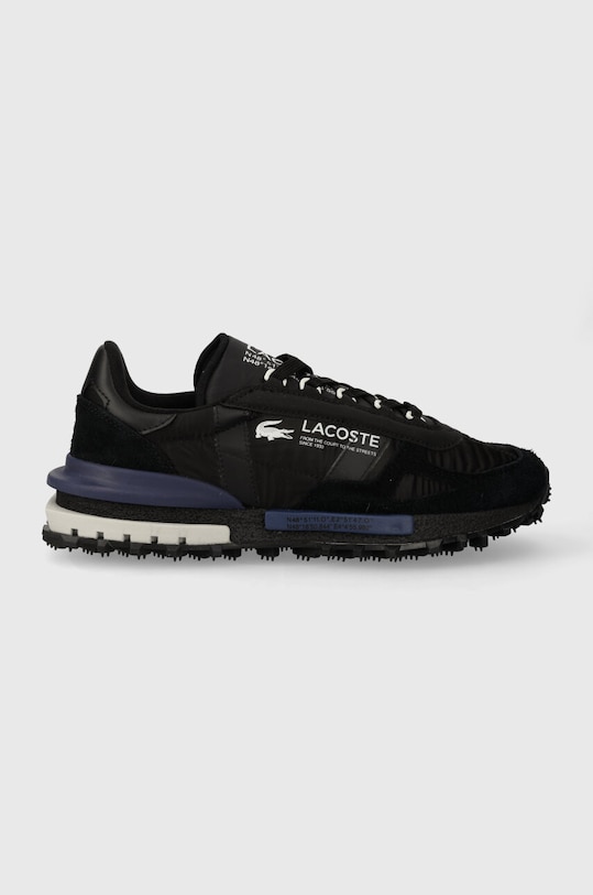 Кроссовки Lacoste Elite Active замш чёрный 46SMA0123