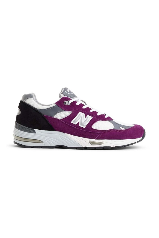 Sneakers boty New Balance M991PUK Made in UK syntetický fialová M991PUK