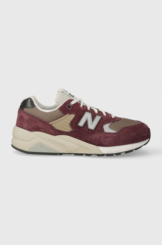 Tenisky New Balance 580 semišová kůže burgundské MT580ECA