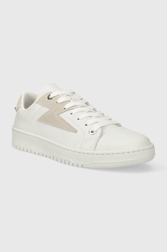 Neil Barett sneakersy skórzane DURAN PBCT375A.V9002.1222 biały AW23