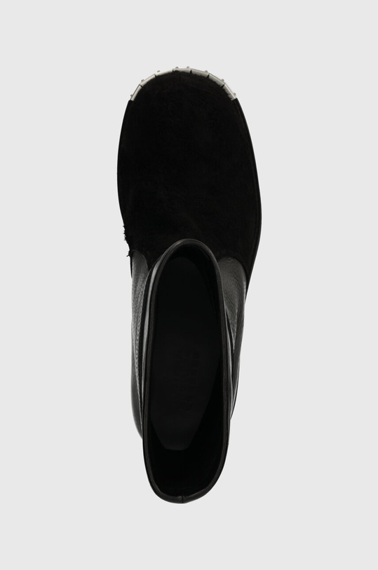Shoes MM6 Maison Margiela leather shoes Ankle Boot S66WU0109 black