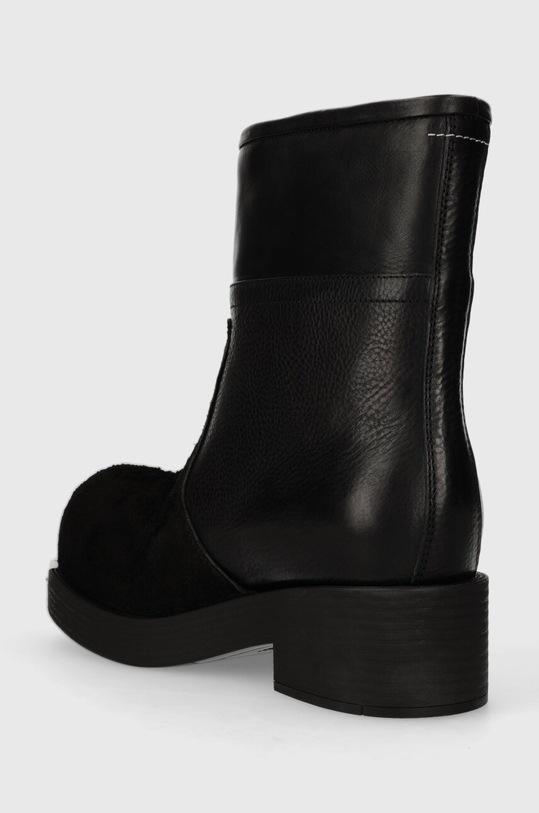 Кожаные ботинки MM6 Maison Margiela Ankle Boot чёрный S66WU0109