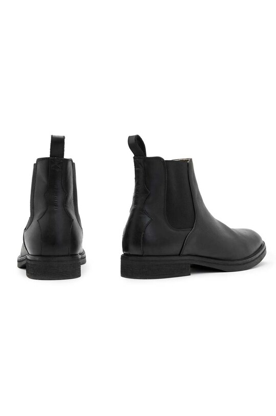 Obuwie AllSaints buty skórzane Creed MF552Z czarny