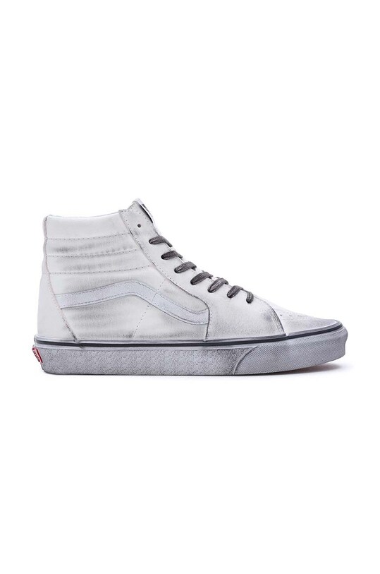 Tenisky Vans SK8-HI Stressed semišová koža biela VN0007NSWWW1