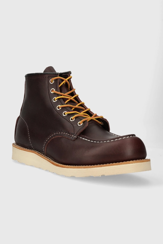 Кожени обувки Red Wing 6-INCH Classic Moc Toe 8847 кафяв AW23