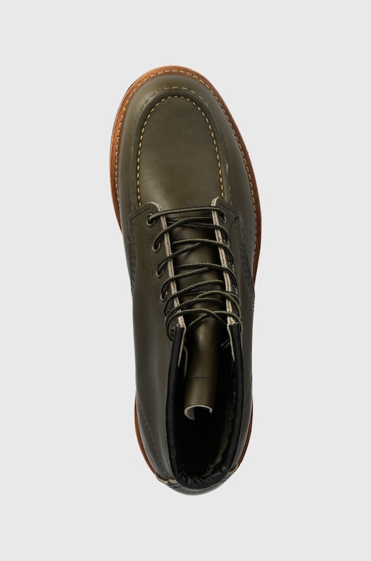 Red Wing buty skórzane Moc Toe zielony 8828