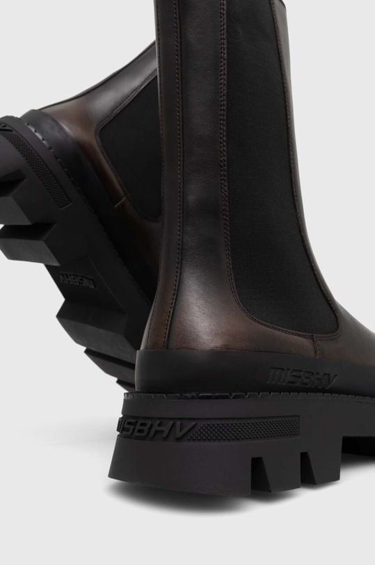 Obuv Kožené topánky chelsea MISBHV The 2000 Chelsea Boot 231BM103 hnedá